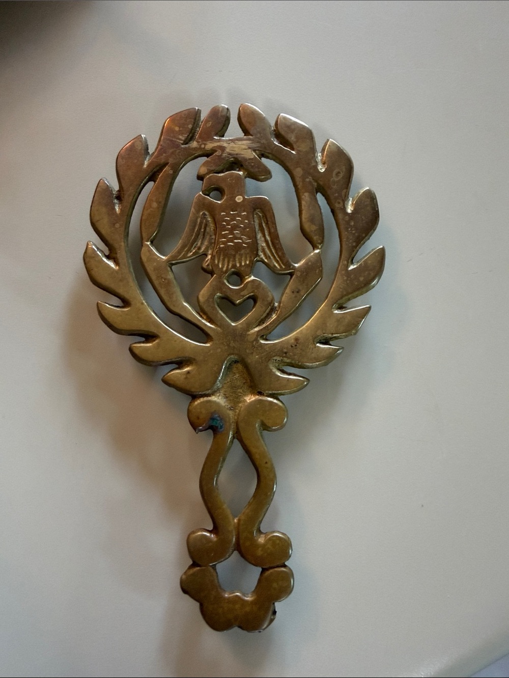 Brass Eagle Footed Trivet